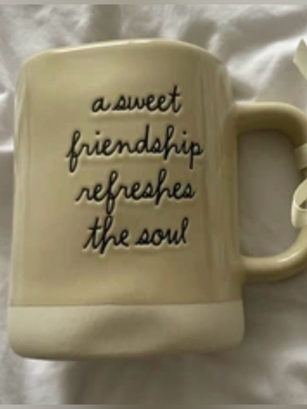 A sweet Friendship refreshes the soul Rae Dunn Mug